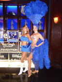 Blue Fringe GoGo Dancer & Showgirl!